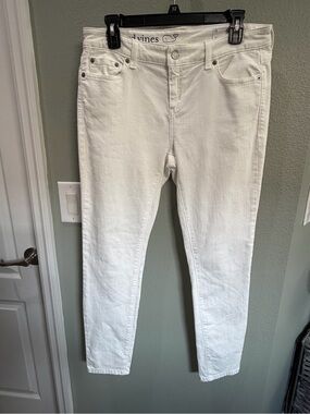 Vineyard Vines Women's White Skinny Jeans